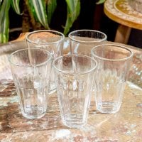 【5個セット】インドのチャイカップ【高さ:約9.2cm 直径:約6.2cm 容量:約120ml】(IND-CU-45)