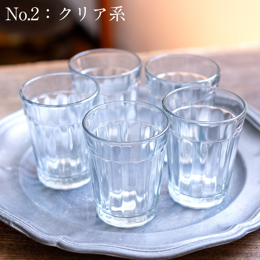【5個セット】インドのチャイ カップ - 装飾つき[直径：約6.6cm 高さ：約8.4cm 約150ml]12枚目の説明写真です