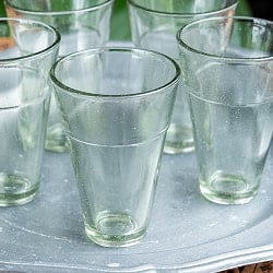 【5個セット】インドのチャイ カップ - シンプル[直径:6cm 高さ:8.5cm 約95ml] - サブ2