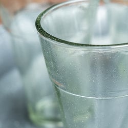 【5個セット】インドのチャイ カップ - シンプル[直径:6cm 高さ:8.5cm 約95ml] - サブ4