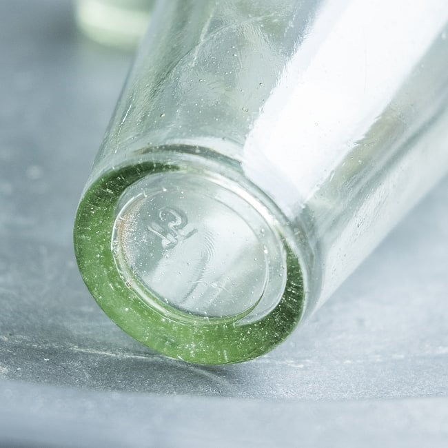 【5個セット】インドのチャイ カップ - シンプル[直径:6cm 高さ:8.5cm 約95ml] 8 - 底面です