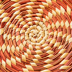 ネパールの手作りバンブーコースター 10.5cm - サブ5