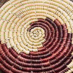 ネパールの手作りバンブーコースター 15.5cm ケトルサイズ - サブ5