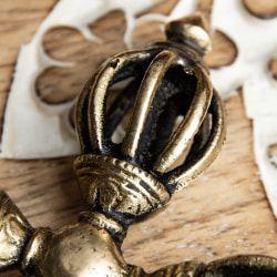 ヴィシュヴァ・ヴァジュラ（交差金剛杵） - 羯磨【長さ：7.5cm】 - サブ2