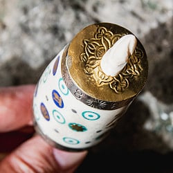 手持ちマニ車 水牛の骨製  [長さ：約18cm] - サブ4