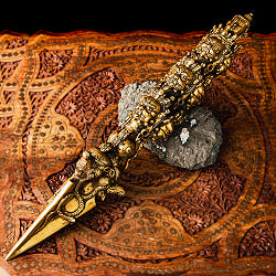 【寺院奉納級・最高品質】チベット仏教法具 金剛蕨 プルバ キーラ 特大・1点物 55cm 5kgの商品写真