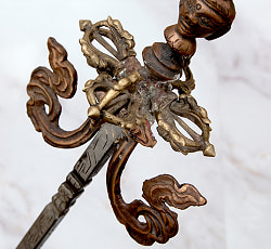 チベット密教の法具 カトゥヴァンガ katvanga 【62cm　アンティーク】 - サブ2