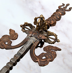 チベット密教の法具 カトゥヴァンガ katvanga 【62cm　アンティーク】 - サブ3