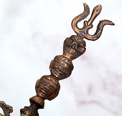 チベット密教の法具 カトゥヴァンガ katvanga 【62cm　アンティーク】 - サブ4