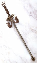 チベット密教の法具 カトゥヴァンガ katvanga 【62cm アンティーク】