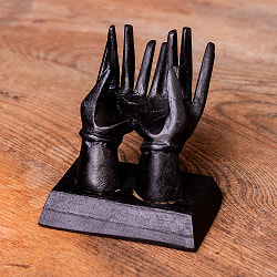 バリの木彫りカードホルダー　名刺置き - サブ2