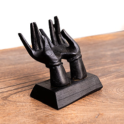 バリの木彫りカードホルダー　名刺置き - サブ3