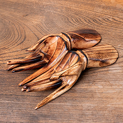 バリの名刺置き　カードホルダー - ナチュラルブラウン - サブ2