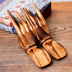 バリの名刺置き　カードホルダー - ナチュラルブラウン - サブ4