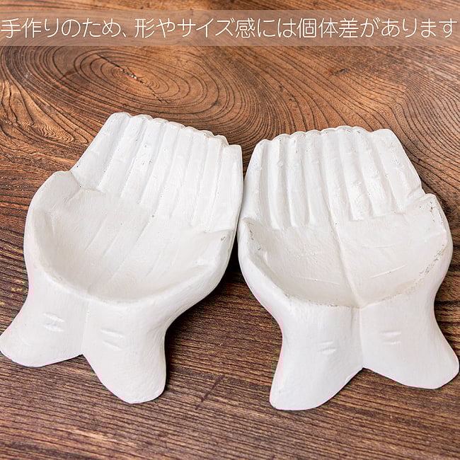 バリの小物トレー 名刺置き 15 - 手作りのため、形やサイズ感には個体差があります。