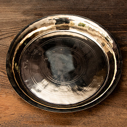 【最高級品】ネパールの真鍮ターリー（大皿） 外径29cm程度 - サブ2