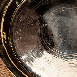 【最高級品】ネパールの真鍮ターリー（大皿） 外径29cm程度 - サブ5