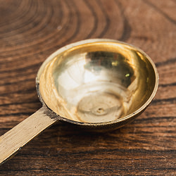 ネパールのブラス レードル お玉 約22.5cm - サブ2