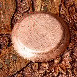 ディヤ Diya - ネパールの銅製 オイルランプ/小皿 直径5.5cm - サブ3