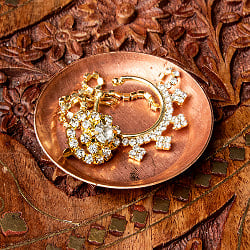 ディヤ Diya - ネパールの銅製 オイルランプ/小皿 直径5.5cm - サブ4