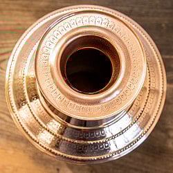 銅製ガルチャ - Ghalcha ネパール独特の水瓶 ミディアムサイズ 高さ：33.5ｃｍ程度 - サブ5