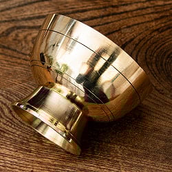 ネパールの真鍮カトリ - タルカリカトリ 外径10cm程度 - サブ4