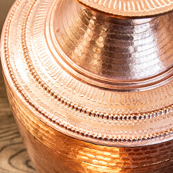 銅製ガルチャ - Ghalcha ネパール独特の水瓶 ラージサイズ 高さ42cm程度 - サブ5