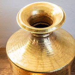 ブラス製ガルチャ - Ghalcha ネパール独特の水瓶 ラージサイズ 高さ41.5cm程度 - サブ4