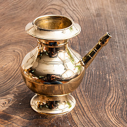 ブラス製カルワ karuwa - ネパール伝統の水差し 高さ12cm程度 - サブ2