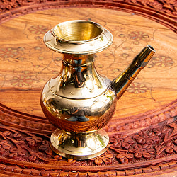 ブラス製カルワ karuwa - ネパール伝統の水差し 高さ10cm程度 - サブ2