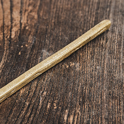 槌目仕上げ ネパールのブラス スパチュラ クラシックで重厚な味わいが魅力的 29.5cm - サブ5