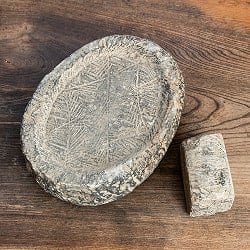 【1点物】石のマサラ潰し プリミティブなネパール製 23.5cmｘ16.5m 6.5kg 厚み8cm程度の商品写真