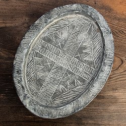 【訳あり観賞用・食品用としての使用不可】石のマサラ潰し プリミティブなネパール製 幅:30cm～35cm程度 - サブ2