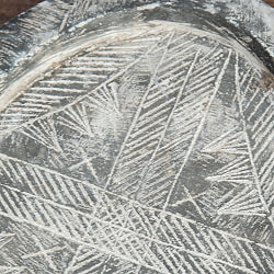 【訳あり観賞用・食品用としての使用不可】石のマサラ潰し プリミティブなネパール製 幅:30cm～35cm程度 - サブ3