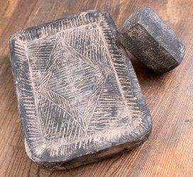 【訳あり観賞用・食品用としての使用不可】石のマサラ潰し プリミティブなネパール製 幅:25cm~30cm程度