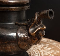 ライオンのカルワ karuwa - ネパール伝統の水差し ティーポット 高さ:18cm 600g【非食品・装飾用】 - サブ4