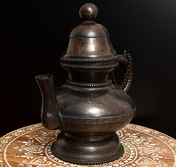 アンティーク カルワ karuwa - ネパール伝統の水差し ティーポット  高さ:25cm 780g【非食品・装飾用】 - サブ3