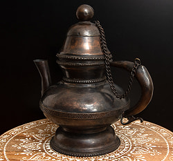 アンティーク カルワ karuwa - ネパール伝統の水差し ティーポット  高さ:25cm 780g【非食品・装飾用】 - サブ4