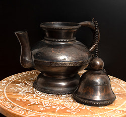 アンティーク カルワ karuwa - ネパール伝統の水差し ティーポット  高さ:25cm 780g【非食品・装飾用】 - サブ5