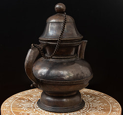 アンティーク カルワ karuwa - ネパール伝統の水差し ティーポット 高さ:30cm 1200g【非食品・装飾用】 - サブ5