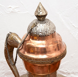 吉兆模様入り銅製カルワ karuwa - ネパール伝統の水差し 高さ40cm程度 - サブ4