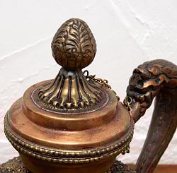 【1点物】吉兆模様入り銅製カルワ karuwa - ネパール伝統の水差し 高さ37cm程度 - サブ4