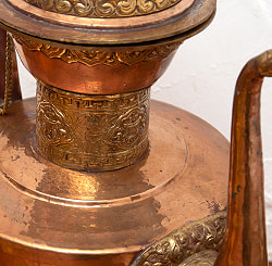 【1点物・大サイズ】銅製カルワ karuwa - ネパール伝統の水差し 高さ45cm程度 - サブ5