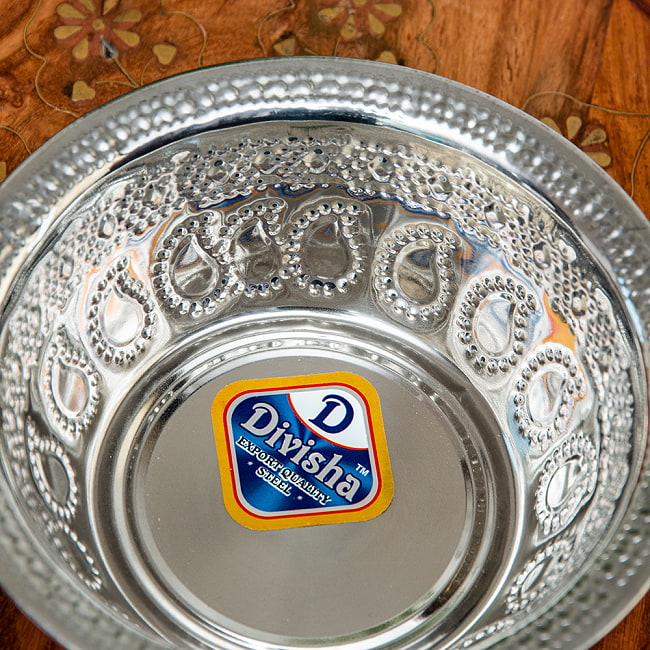 【送料無料・8個セット】ペイズリーエンボスのミニボウル【直径:15.5cm】 4 - 拡大写真です