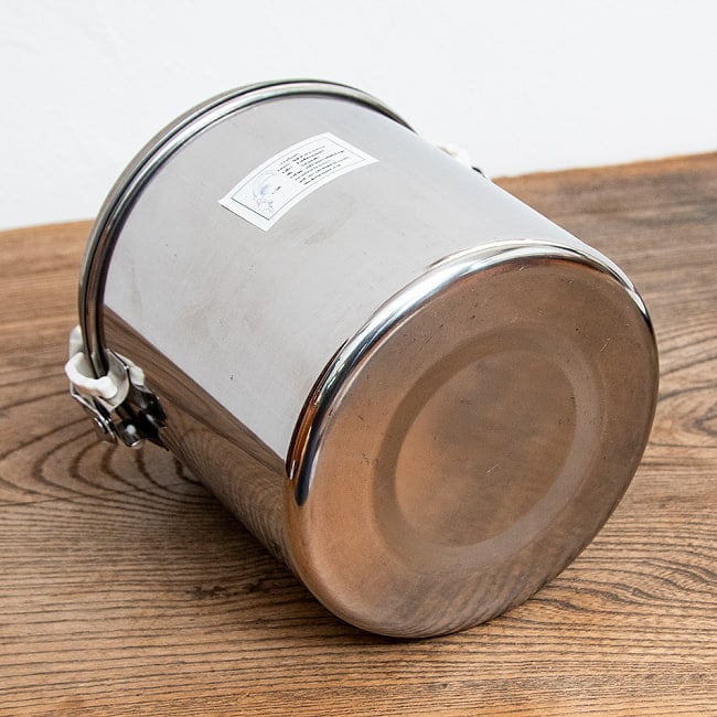 【送料無料・2個セット】〔12cm 1.3L〕ブッシュクラフトの定番　ビリー缶・ビリーポット　リーズナブルなニワトリブランド 9 - 底面の部分です。