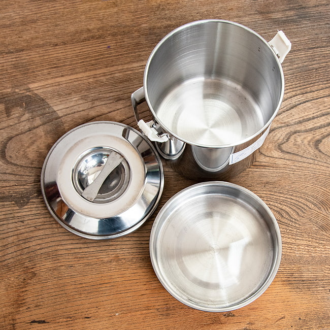 【送料無料・2個セット】〔14cm 1.9L〕ブッシュクラフトの定番　ビリー缶・ビリーポット　リーズナブルなニワトリブランド 8 - キャンプにぴったりの鍋&中蓋&フタのセットです。