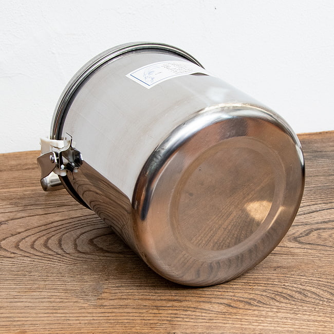 【送料無料・2個セット】〔14cm 1.9L〕ブッシュクラフトの定番　ビリー缶・ビリーポット　リーズナブルなニワトリブランド 9 - 底面の部分です。