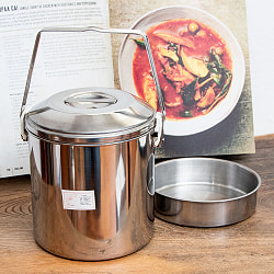 【送料無料・2個セット】〔16cm 2.9L〕ブッシュクラフトの定番　ビリー缶・ビリーポット　リーズナブルなニワトリブランド - サブ2