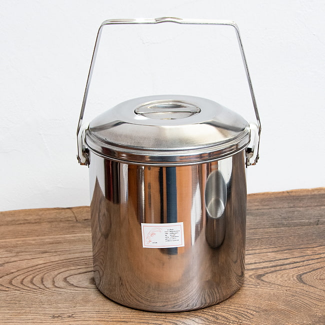 【送料無料・2個セット】〔16cm 2.9L〕ブッシュクラフトの定番　ビリー缶・ビリーポット　リーズナブルなニワトリブランド 3 - 全体写真です