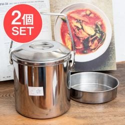 【送料無料・2個セット】〔16cm 2.9L〕ブッシュクラフトの定番　ビリー缶・ビリーポット　リーズナブルなニワトリブランド